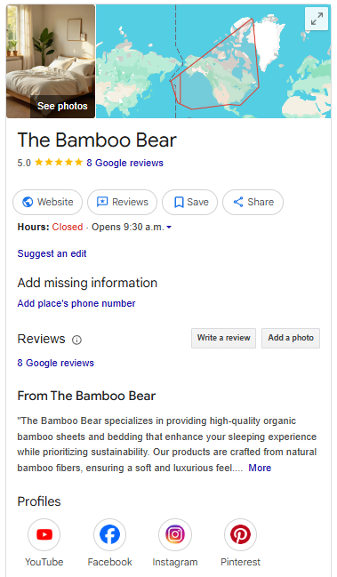 google my business profile