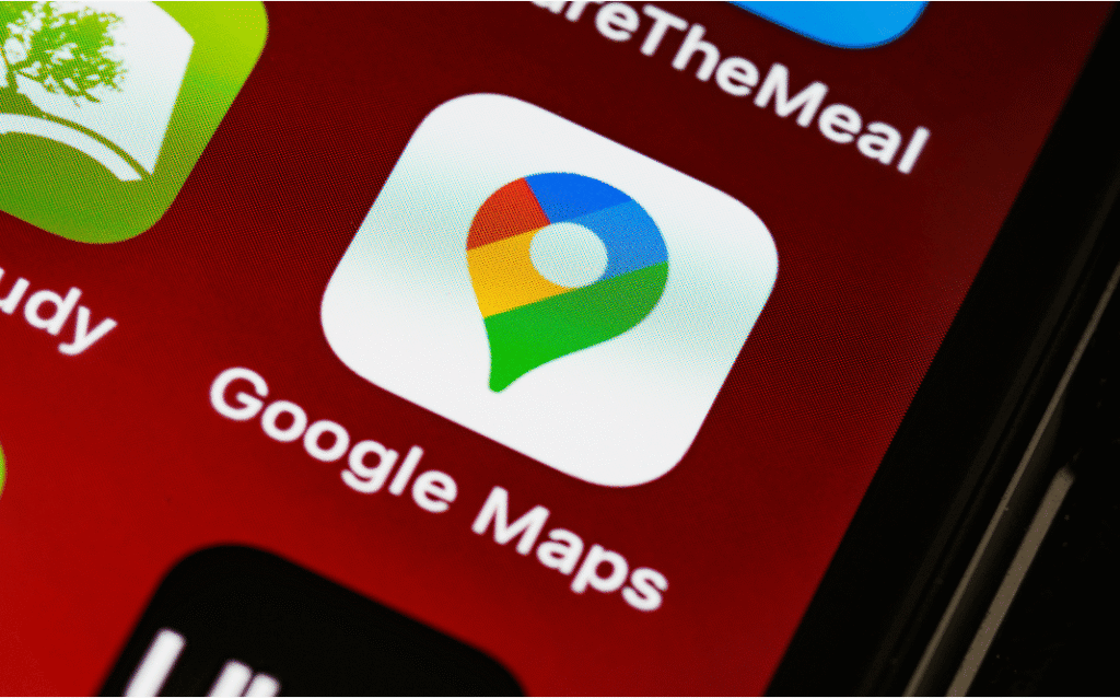 Google Map App Icon on smart phone
