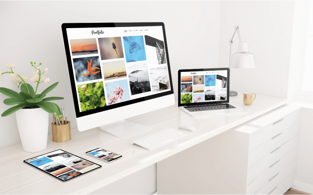 Modern small business website design