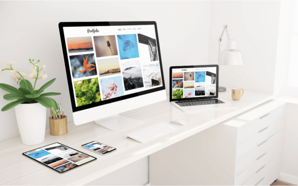 Modern small business website design