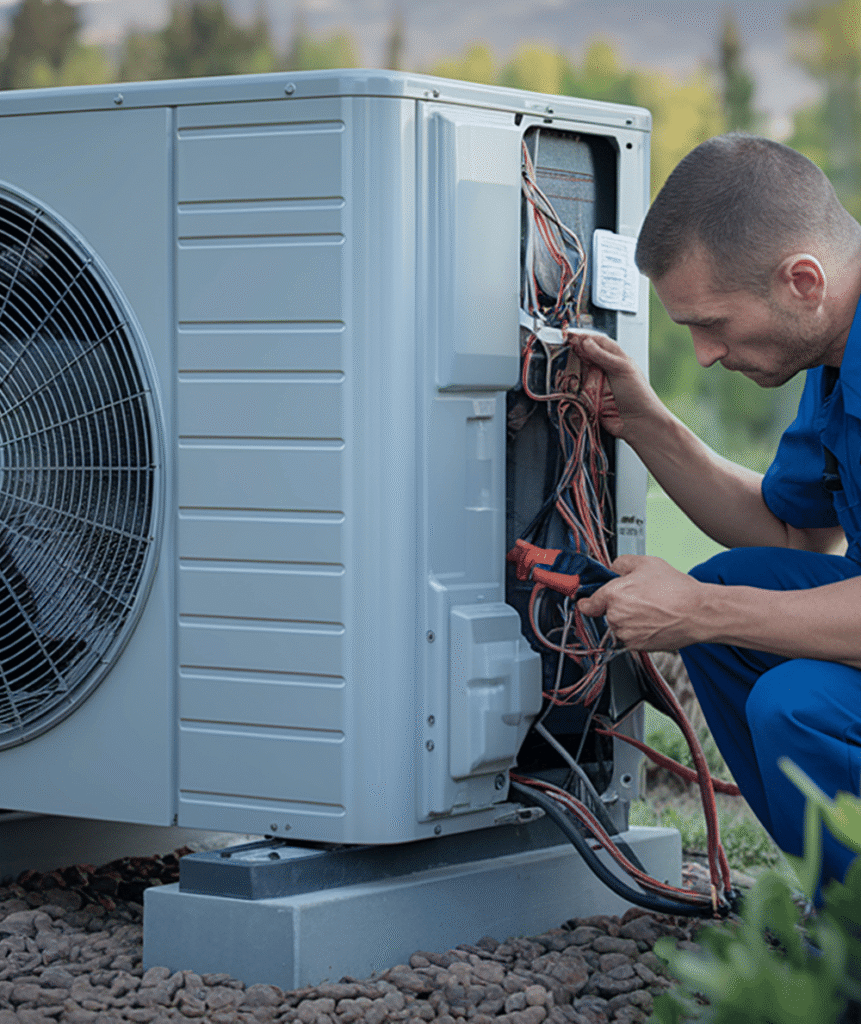 HVAC Company getting leads from digital marketing services
