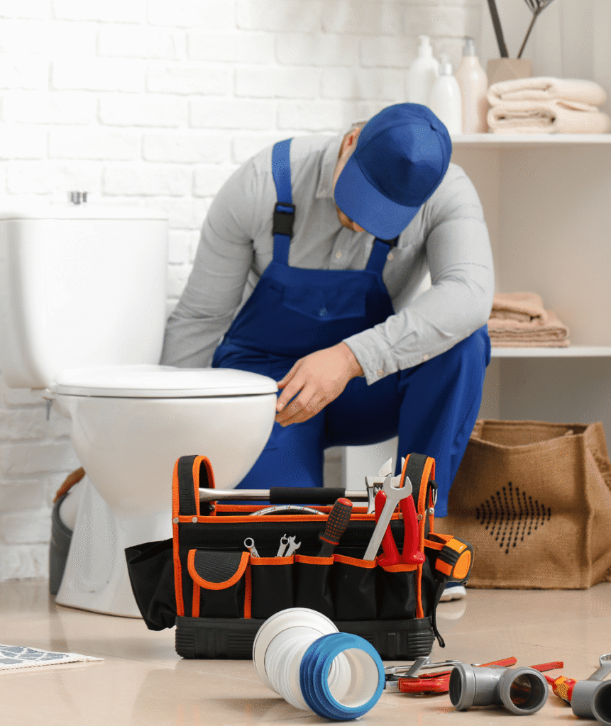 Plumber getting leads from digital marketing services